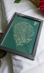 将图像加载到图库查看器中， Elegant Handcrafted Chikankari Wall Frame – HONC0269430
