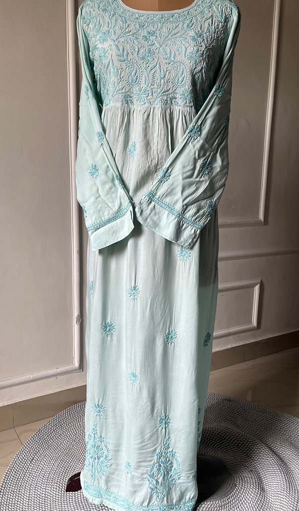 Women's Lucknowi Handcrafted Cotton Chikankari Kurti - HONC0300982