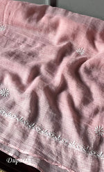 Load image into Gallery viewer, Sehmat Women&#39;s Lakhnavi Handcrafted Kota Cotton  Semi -Stitched Angrakha And Dupatta Set- HONC0301720
