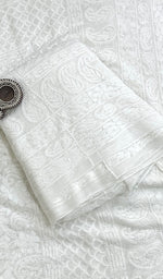 Load image into Gallery viewer, Women&#39;s Lakhnavi Handcrafted Bridal Viscose Georgette Chikankari Lehenga Set - HONC0194938
