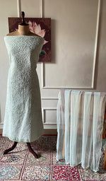 Load image into Gallery viewer, Women's Lakhnavi Handcrafted Cotton Unstitched Chikankari Suit Material - HONC0354995