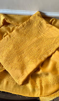 Anabia Women's Lucknowi Handcrafted Muslin Chikankari Suit Material - HONC0225493