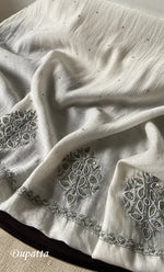 Load image into Gallery viewer, Women&#39;s Lakhnavi Handcrafted Mul Chanderi UnStitched Kurta And Dupatta Set - HONC0314858
