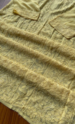 Load image into Gallery viewer, Yellow Lucknowi Chikankari kurtas

