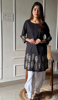 Divisha Women's Lucknowi Handcrafted Cotton Chikankari Top - HONC0297427