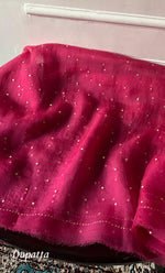 将图像加载到图库查看器中， Women's Lakhnavi Handcrafted Pure Organza Chikankari Unstitched Kurta And Dupatta Set- HONC0334964