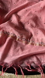 Load image into Gallery viewer, Women&#39;s Lakhnavi Handcrafted Mul Chanderi Unstitched Kurta And Dupatta Set - HONC0242006
