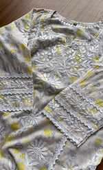 将图像加载到图库查看器中， Women&#39;s Lucknowi Handcrafted Cotton Chikankari Kurti - HONC0279209
