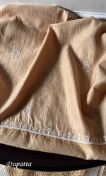 将图像加载到图库查看器中， Mehr Women&#39;s Lakhnavi Handcrafted Maheshwari Mul Chanderi Kurta And Dupatta Set - HONC0285403
