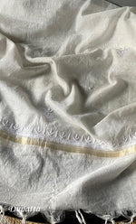 将图像加载到图库查看器中， Women&#39;s Lakhnavi Handcrafted Mul Chanderi Unstitched  Kurta And Dupatta Set - HONC0305484
