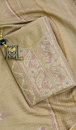 Load image into Gallery viewer, Women&#39;s Lakhnavi Handcrafted Maheswari Mul Chanderi Kurta And Dupatta Set-HONC062036
