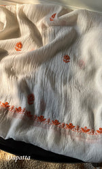 将图像加载到图库查看器中， Women&#39;s Lakhnavi Handcrafted Maheshwari Mul Chanderi UnStitched Kurta And Dupatta Set - HONC0288345
