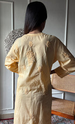 Load image into Gallery viewer, Women's Lakhnavi Handcrafted Cotton Chikankari Kurta And Palazzo Set - HONC0286935