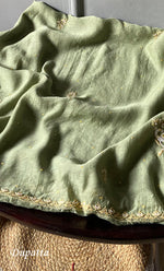 Load image into Gallery viewer, Women&#39;s Lakhnavi Handcrafted Mul Chanderi Unstitched Kurta And Dupatta Set- HONC0312987
