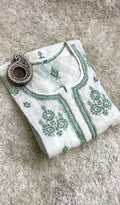 Gulshan Women's Lucknowi Handcrafted Cotton Chikankari Kurti - HONC0159622