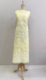 将图像加载到图库查看器中， Sofiya Women&#39;s Lakhnavi Handcrafted Cotton Chikankari Unstitched Kurti Fabric - HONC0212765
