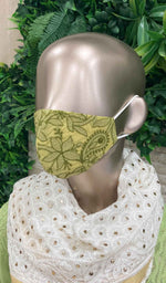 Load image into Gallery viewer, Lucknowi Handcrafted Chikankari Mask (Pack Of 3) - NC0M778
