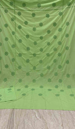 Load image into Gallery viewer, Lakhnavi Handcrafted Cotton Chikankari Bedsheet Set - HONC043427
