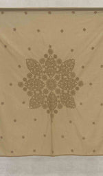 将图像加载到图库查看器中， Lakhnavi 手工制作的棉质 Chikankari 桌布 - HONC041201