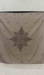 将图像加载到图库查看器中， Lakhnavi 手工制作的棉质 Chikankari 桌布 - HONC041243