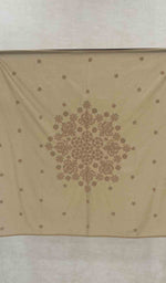 将图像加载到图库查看器中， Lakhnavi 手工制作的棉质 Chikankari 桌布 - HONC041205