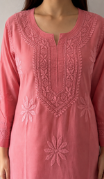 Cotton Chikankari Stitched Kurti HONC0340309