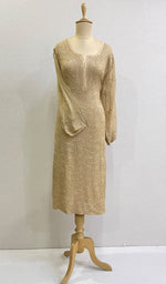 Women's Lakhnavi Handcrafted Viscose Georgette Chikankari Kurti -HONC0139825