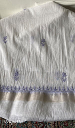Load image into Gallery viewer, Women's Lakhnavi Handcrafted Mul Chanderi Unstitched Kurta And Dupatta Set -  HONC0314677
