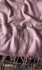 将图像加载到图库查看器中， Women's Lakhnavi Handcrafted Mul Chanderi Unstitched Chikankari Full Suit Material - HONC0326067