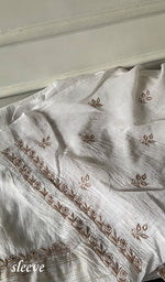 Load image into Gallery viewer, Women's Lakhnavi Handcrafted Mul Chanderi Unstitched Kurta And Dupatta Set - HONC0347660