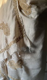 Load image into Gallery viewer, Women&#39;s Lakhnavi Handcrafted  Munga Silk Chikankari Dupatta - HONC0180059
