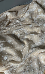将图像加载到图库查看器中， Women&#39;s Lakhnavi Handcrafted Tissue Chanderi Unstitched Anarkali And Dupatta Set - HONC0279552
