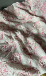 将图像加载到图库查看器中， Women&#39;s Lakhnavi Handcrafted Maheshwari Mul Chanderi Unstitched Kurta And Dupatta Set- HONC0286817
