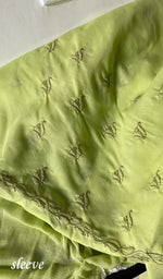 Load image into Gallery viewer, Women&#39;s Lakhnavi Handcrafted Unstitched Cotton Chikankari Suit Material - HONC0316587
