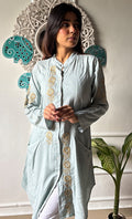 Mahi Women's Lakhnavi Handcrafted Cotton Chikankari Top - HONC0315200