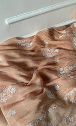 Load image into Gallery viewer, Women&#39;s Lakhnavi Handcrafted Mul Chanderi Semi - Stitched Kurta And Dupatta Set - HONC0309529
