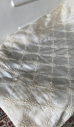 将图像加载到图库查看器中， Women's Lakhnavi Handcrafted Tussar Silk Chikankari Unstitched Kurti Fabric - HONC0371823
