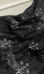 Load image into Gallery viewer, Women&#39;s Lakhnavi Handcrafted Organza Chikankari Unstitched Full Suit Material - HONC0271203
