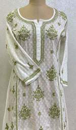 Load image into Gallery viewer, Gulshan Women&#39;s Lucknowi Handcrafted Cotton Chikankari Kurti - HONC0159624
