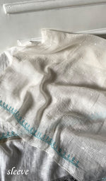 将图像加载到图库查看器中， Titli Women's Lakhnavi Handcrafted Unstitchd Mul Chanderi Kurta And Dupatta Set - HONC0330019