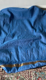 Women's Lakhnavi Handcrafted Chanderi Silk Unstitched Chikankari Full Suit - HONC0367198