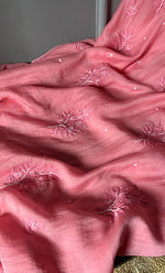 Load image into Gallery viewer, Women&#39;s Lakhnavi Handcrafted Mul Chanderi Unstitched Kurta And Dupatta Set - HONC0310808
