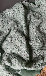 Load image into Gallery viewer, Women&#39;s Lucknowi Handcrafted Faux-Georgette Chikankari Suit Material - HONC0263405
