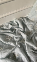 将图像加载到图库查看器中， Women's Lakhnavi Handcrafted Mul Chanderi Unstitched Kurta And Dupatta Set - HONC0273088