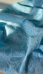 Load image into Gallery viewer, Alayna Women&#39;s Lakhnavi Handcrafted Unstitched Cotton Chikankari Suit Material - HONC0294558
