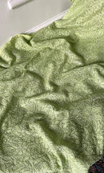 将图像加载到图库查看器中， Women's Lucknowi Handcrafted Kota Chanderi Chikankari Semi Stitched Kurta And Dupatta Set - HONC0314214