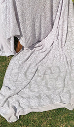 Load image into Gallery viewer, Women&#39;s Lakhnavi Handcrafted Pure Silk Georgette Chikankari - HONC0216690
