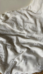 Load image into Gallery viewer, Women&#39;s Lakhnavi Handcrafted Modal Cotton Chikankari Suit Material - HONC0275948
