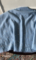 Load image into Gallery viewer, Mul Chanderi Kurta And Dupatta SetWomen's Lakhnavi Handcrafted Mul Chanderi Kurta And Dupatta Set- HONC0338722