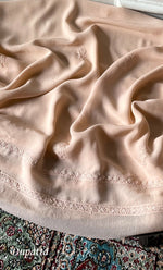 Load image into Gallery viewer, Women&#39;s Lakhnavi Handcrafted Viscose Georgette Chikankari Full Suit Material - HONC03125588
